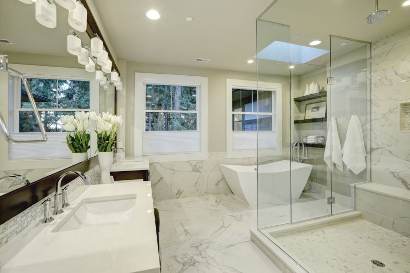 Luxury Walk-In Shower with Multiple Shower Heads