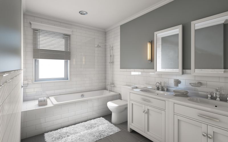 Bathroom with Custom Storage Solutions
